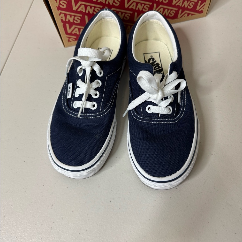 Vans Classic Navy Canvas Sneakers